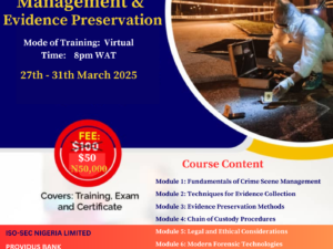 Crime Scene Management and Evidence Preservation