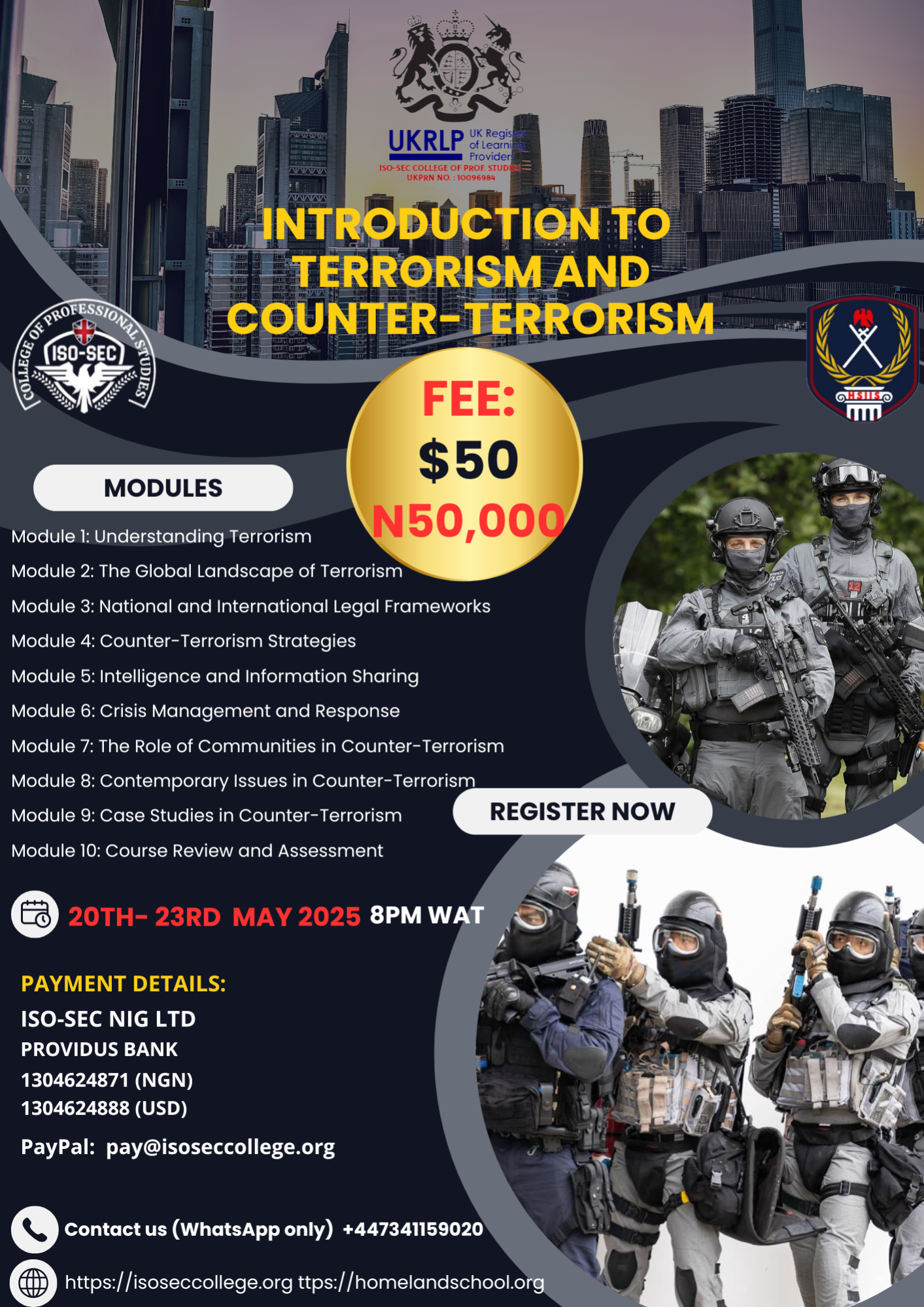 Introduction to Counter-Terrorism (1)