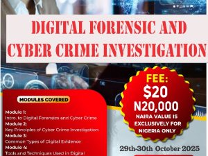 Digital Forensic and Cyber Crime Investigation