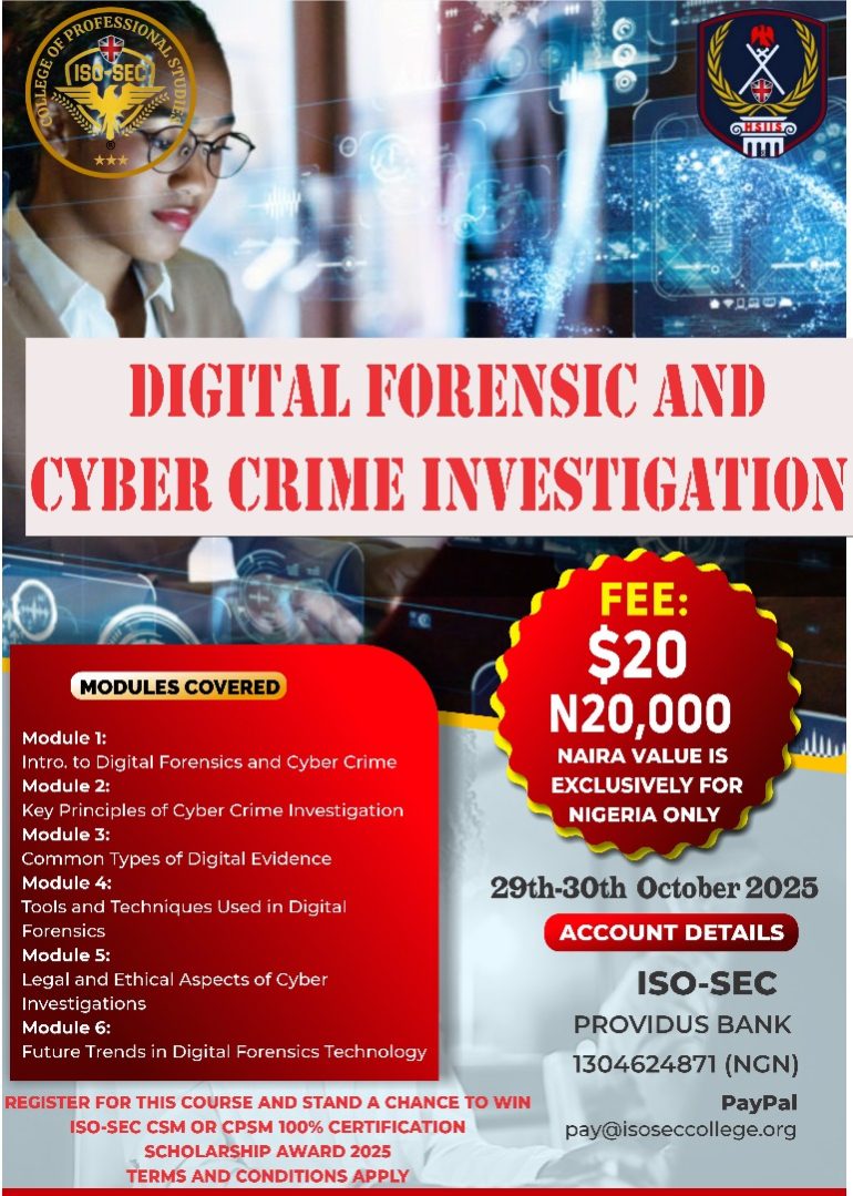 Digital Forensic and Cyber Crime Investigation